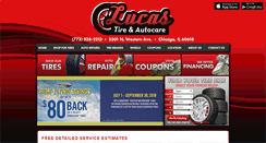 Desktop Screenshot of lucastires.com